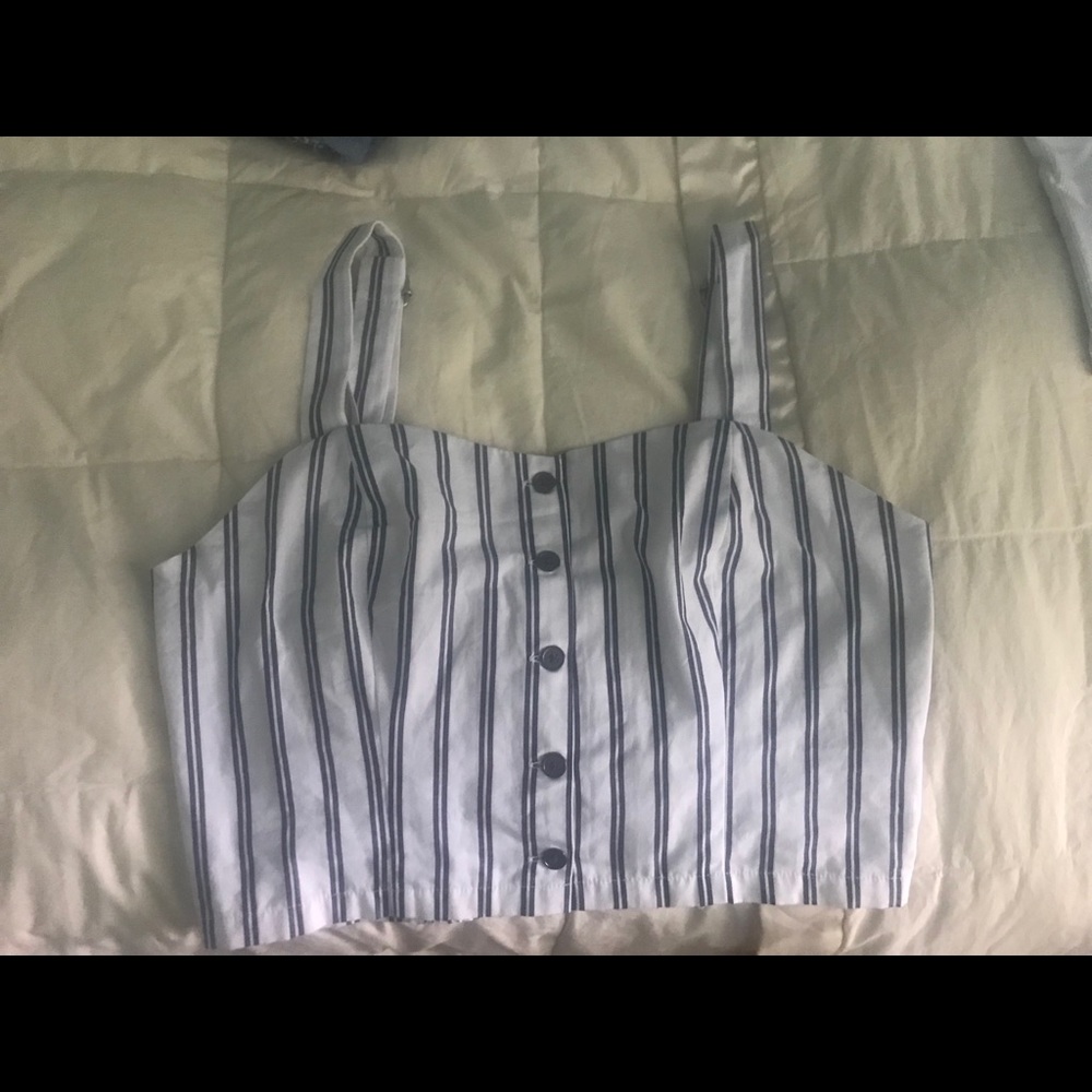 STRIPED CROP TOP